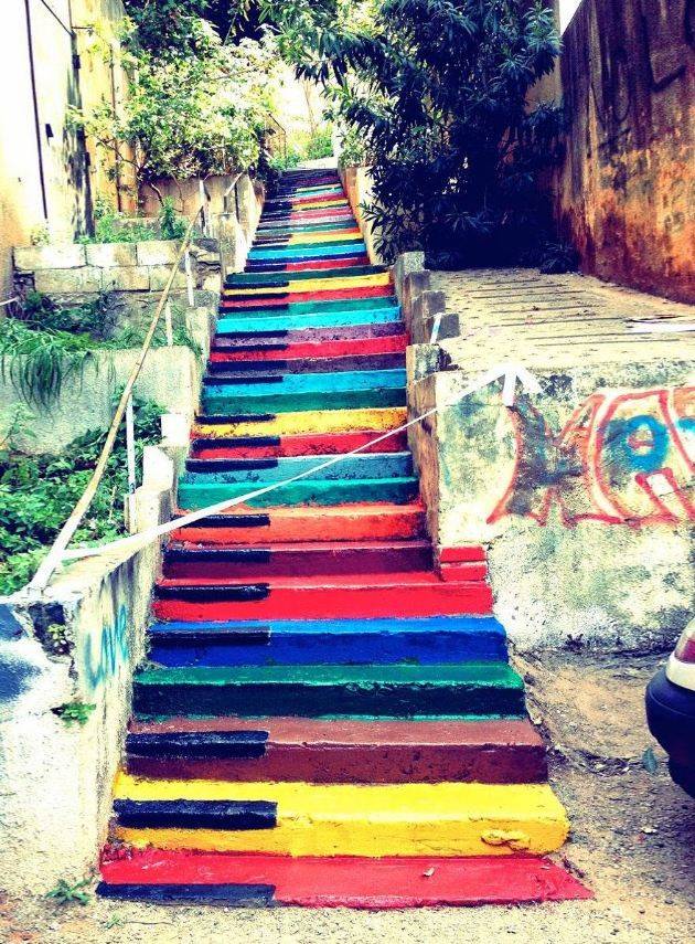 世界各地楼梯上的街头艺术