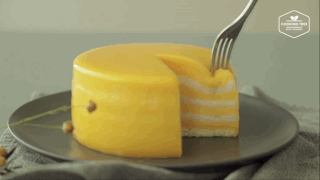 风靡ins的仲夏款，Q弹可爱的芒果椰奶果冻蛋糕了解一下？