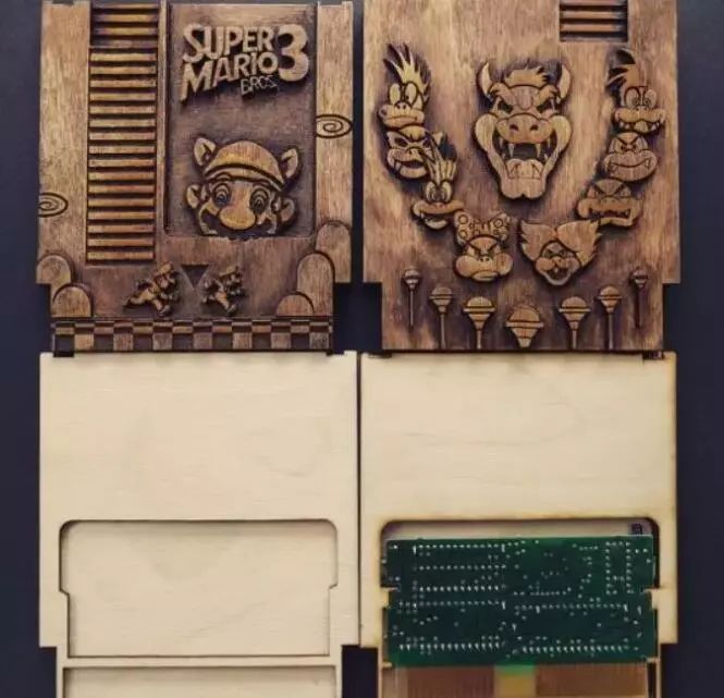 【涨知识】大触自制木雕游戏卡带，收藏游戏两不误！