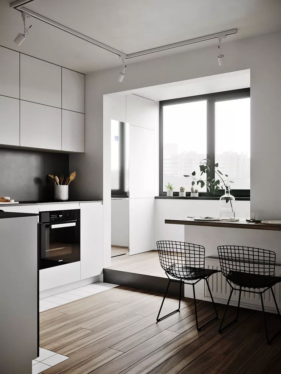 42㎡小公寓设计，黑白灰、卡其+浅咖色，高级简约风，一个人住简直不要太爽！ ​​​​