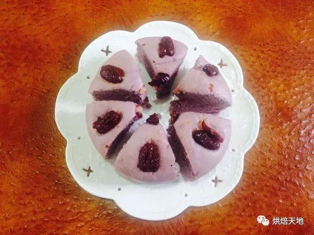 免烤箱-香甜松软 | 紫薯葡萄干红枣发糕