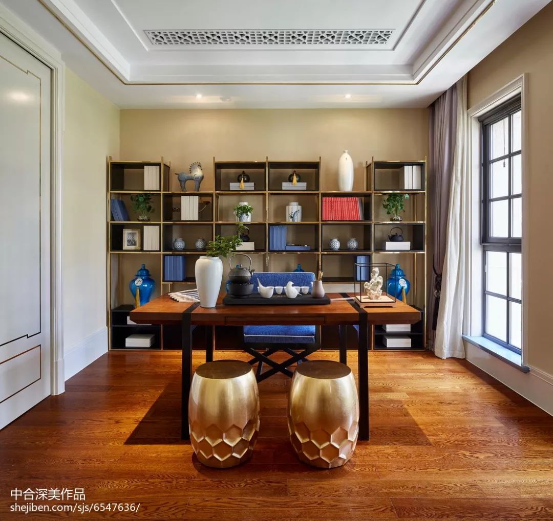 书房+茶室，演绎东方的极致美学！