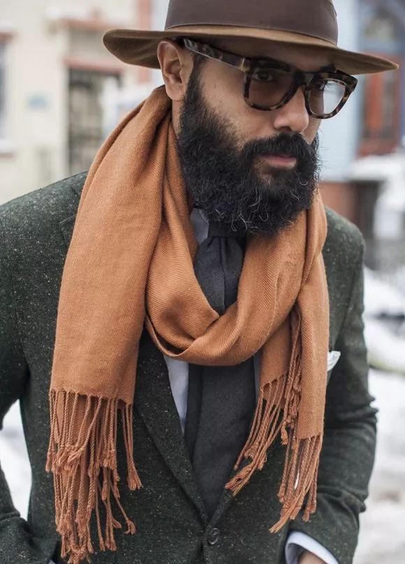 你真的会系围巾吗？盘点6种男士围巾的系法，让你不再出错