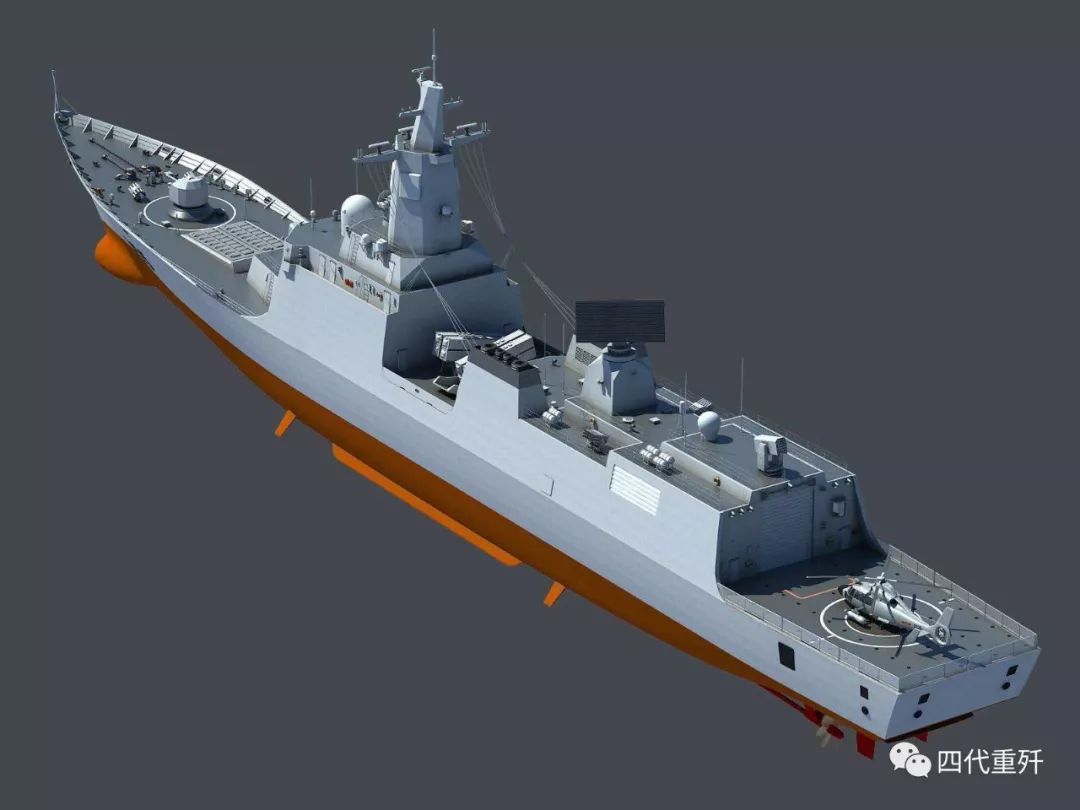 中国为何停建054A护卫舰？一张图流出，新型护卫舰悄然开工