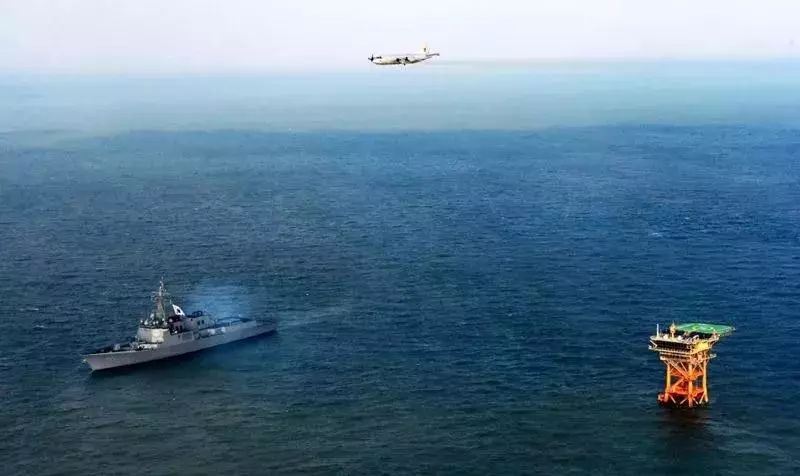 中国在黄海干了一件小事，韩国舰机全出动，紧张过头了吧！