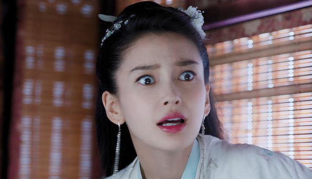 Angelababy资源降级?新剧搭档五线男明星,31岁脸瘪下垂显老态!